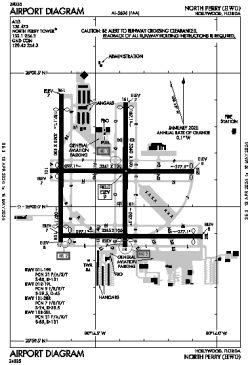 Airport diagram for HWO