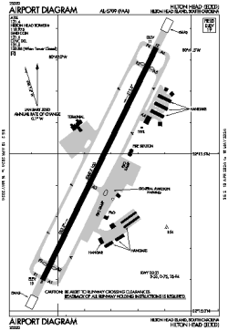 Airport diagram for HHH