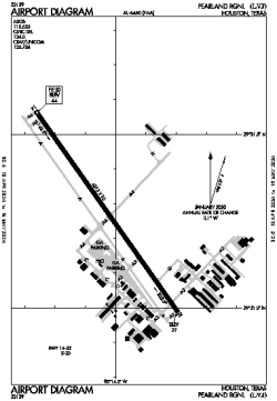 Airport diagram for KLVJ
