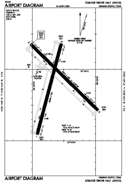 Airport diagram for KNOG