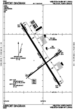 Airport diagram for KXWA