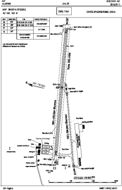Airport diagram for DAOI