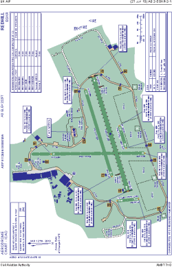 Airport diagram for EGKR