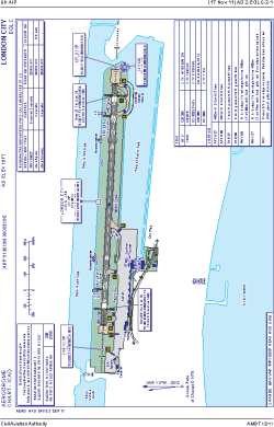 Airport diagram for EGLC