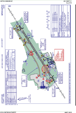 Airport diagram for NCL