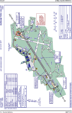 Airport diagram for EGNV