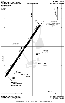 Airport diagram for DHR