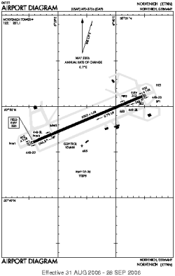 Airport diagram for ETNN