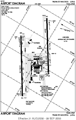 Airport diagram for PMI