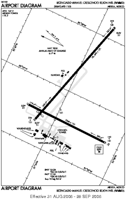 Airport diagram for MMMD