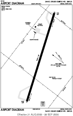 Airport diagram for LIR