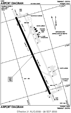 Airport diagram for TTH