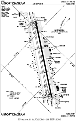 Airport diagram for TAE
