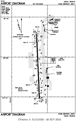 Airport diagram for OKA