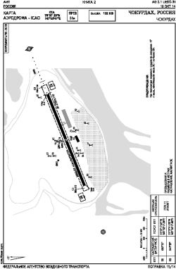 Airport diagram for UESO