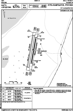 Airport diagram for UHPK