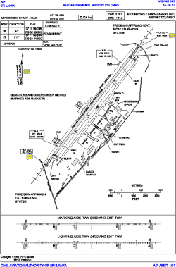 Airport diagram for VCBI