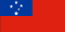 flag of Samoa (Western Samoa)
